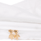 Ensemble de 3 pièces de housse de couette BLANCHE de Canadian Down & Feather Company 100 % coton, 300 fils, fermeture à glissière sur 3 côtés, taille TRÈS GRAND LIT. #5