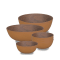 Brilliant-Bamboo Maple Copper 6 Piece Bowl Set (30cm+23cm+14cm)