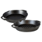 Lodge 2-Piece Dual Handle Cast Iron Grilling Set
