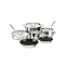 All Clad 10pc D3 Stainless Steel Cookware Set