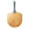 Old Stone Glazed Pizza Stone, Bamboo Peel, and Pizza Cutter Set #2