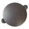 Old Stone Glazed Pizza Stone, Bamboo Peel, and Pizza Cutter Set #4