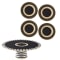 Maxwell & Williams Regency Black 5 Pce. Cake Set