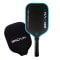 Raquette de Pickleball de GRUVN CRUZN-16X -  Bordure de Protection Bleu