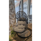 Backyard Lifestyles - Swing Chair (Rope) w/ Waterproof Cushion (Black Frame + Gray Cushion) #2