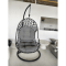 Backyard Lifestyles - Swing Chair (Rope) w/ Waterproof Cushion (Black Frame + Gray Cushion) #3