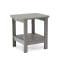 Backyard Lifestyles - Side Table w/Shelf - Light Gray #1