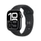Apple Watch Series 10 GPS + Cellular 46mm Jet Black Aluminium Case with Black Sport Band - M/L #1