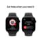 Apple Watch Series 10 GPS + Cellular 46mm Jet Black Aluminium Case with Black Sport Band - M/L #6
