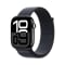 Apple Watch Series 10 GPS + Cellular 46mm Jet Black Aluminium Case with Ink Sport Loop #1