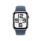 Apple Watch SE GPS 40mm Silver Aluminium Case with Denim Sport Band - S/M #2