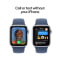 Apple Watch SE GPS 40mm Silver Aluminium Case with Denim Sport Band - S/M #4