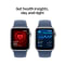 Apple Watch SE GPS 40mm Silver Aluminium Case with Denim Sport Band - S/M #5