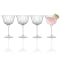 Verres à Retro Fizz 280 ml BACH de Luigi Bormioli - Ensemble de 4 - Fabriqué en Italie