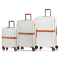 CHAMPS Vintage II Collection 3-Piece Hard side Luggage Set - Ivory #1