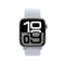 Apple Watch Series 10 GPS 42mm Silver Aluminium Case with Blue Cloud Sport Loop #2