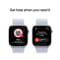 Apple Watch Series 10 GPS 42mm Silver Aluminium Case with Blue Cloud Sport Loop #6
