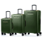 CHAMPS Luxe II Hard Side 3-Piece Luggage Set - Green