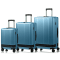 CHAMPS Fresh II Collection Hard Side 3-Piece Luggage Set - Blue