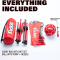 KickIt Soccer Tennis Set - Red #2