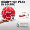 KickIt Soccer Tennis Set - Red #3