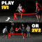 KickIt Inferno LED Soccer Tennis Set #7