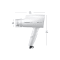 Panasonic Compact Foldable nanoe™ Hair Dryer-White #3