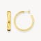 Thomas Sabo Chunky Gold-plated Medium Hoop Earrings #1