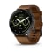 Garmin® Venu® 4 45mm Smartwatch-Slate with Black Silicone Band & Brown Leather Band #1