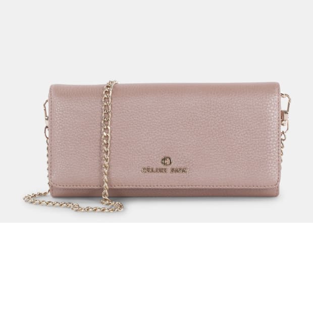 Céline Dion Adagio Ladies Leather Wallet - Rose Gold #1