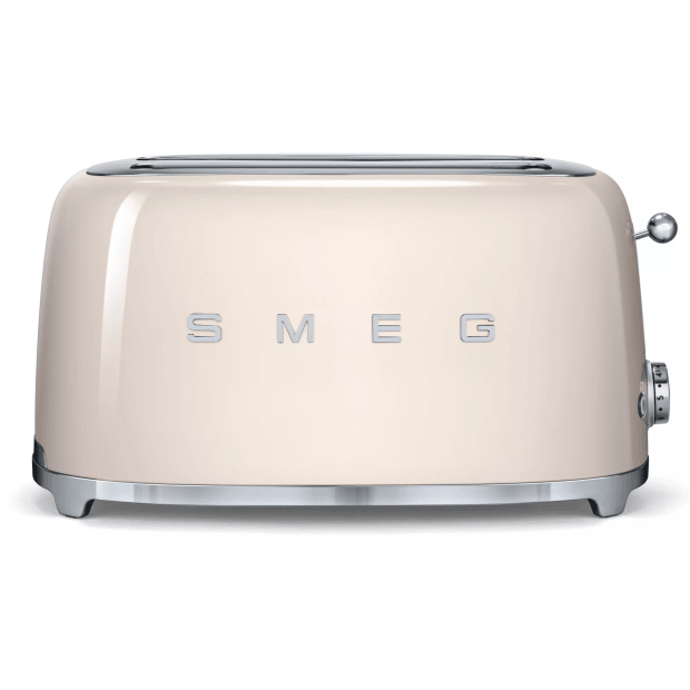 SMEG 50's Retro Style Aesthetic 4-Slice Toaster - Cream #1