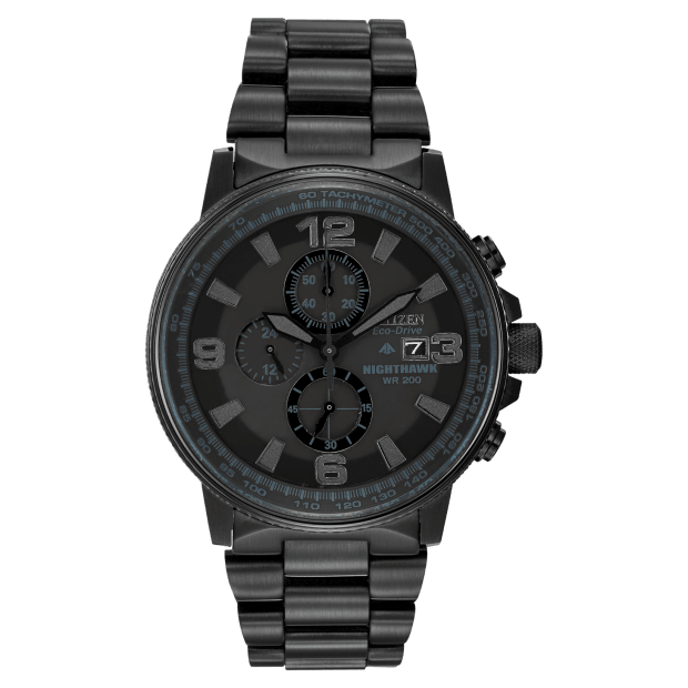 Citizen Men's Eco-Drive Nighthawk Watch - Black #1