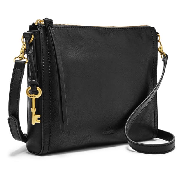 Fossil Emma EW Crossbody Bag - Black | AIR MILES