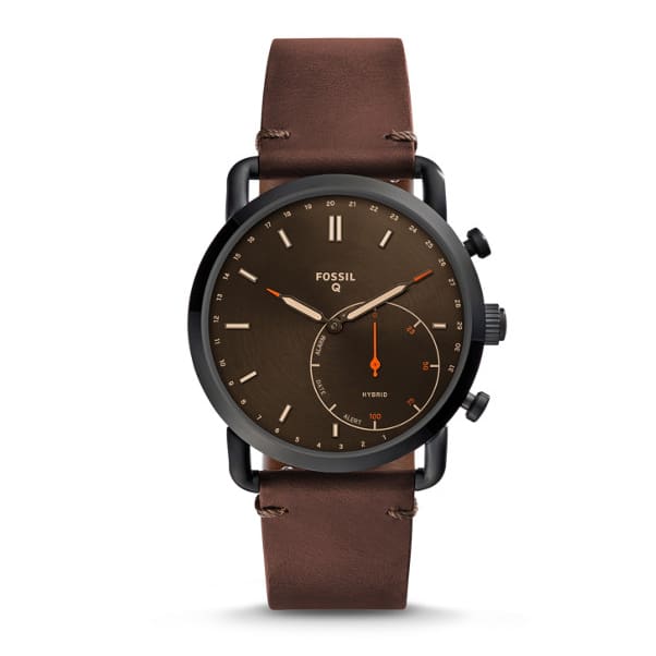 Fossil Q Commuter Hybrid Smartwatch - Dark Brown Leather #1