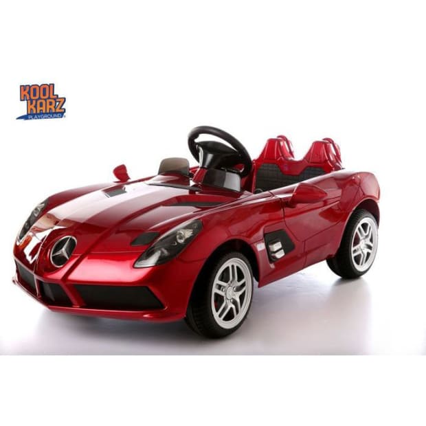 Kool Karz® Mercedes Benz SLR AMG Electric Car Ride on Toy Red AIR MILES