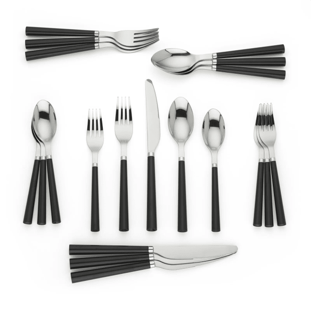 Kate Spade New York All in Good Taste 20-piece Flatware Set - Black | AIR  MILES