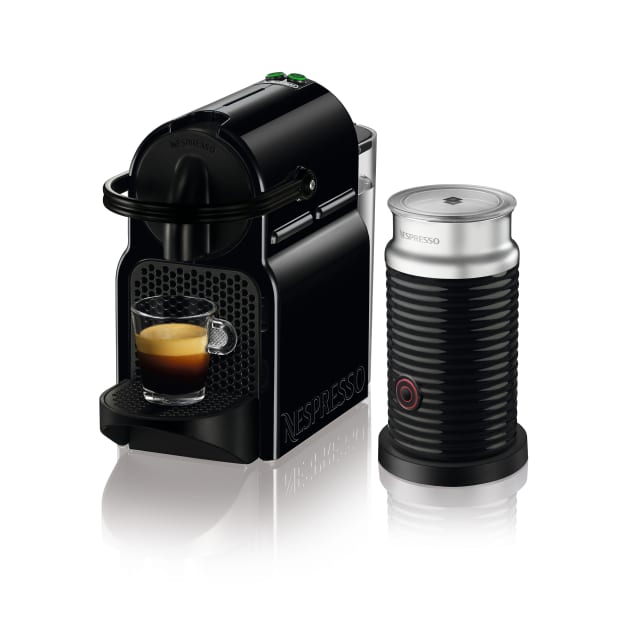Nespresso Inissia Espresso Machine with Aeroccino - Black