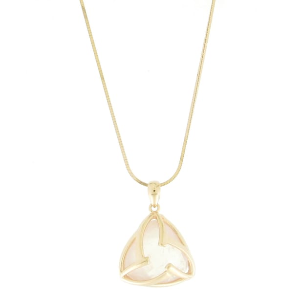 Creed Rose-Gold Plated Rose Quartz Pendant Necklace