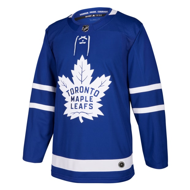 A.J. Sports Toronto Maple Leafs Adidas Adizero Authentic Blue Hockey Jersey - Large