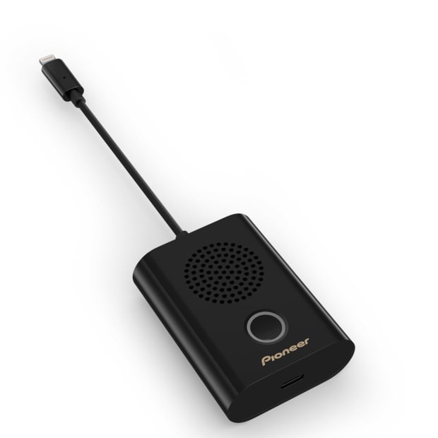 Pioneer Rayz Rally – Kit Mains Libres Conférence Pour IPhone – Alimenté Par Lightning – Noir