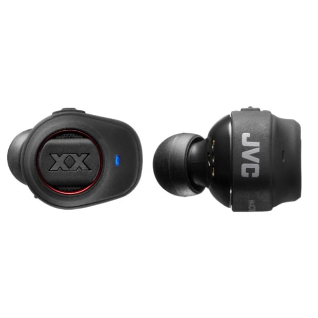 JVC Xtreme Xplosive Completely Wireless Headphones with Ultimate Bass Sound - Black/Red #1