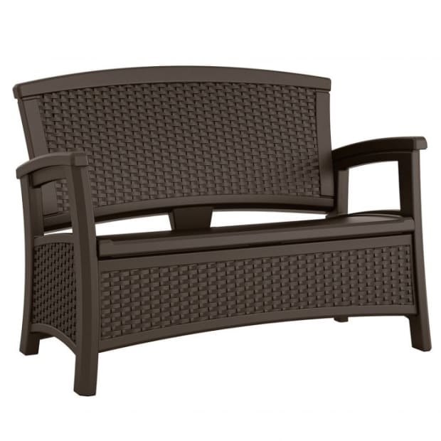 Suncast Elements Loveseat with Storage - Java #1