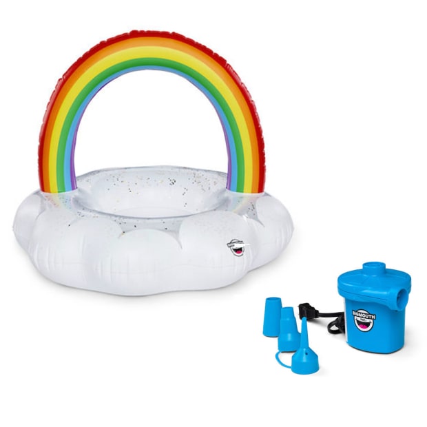 BigMouth Rainbow Cloud Pool Float with BigMouth Air Pump #1