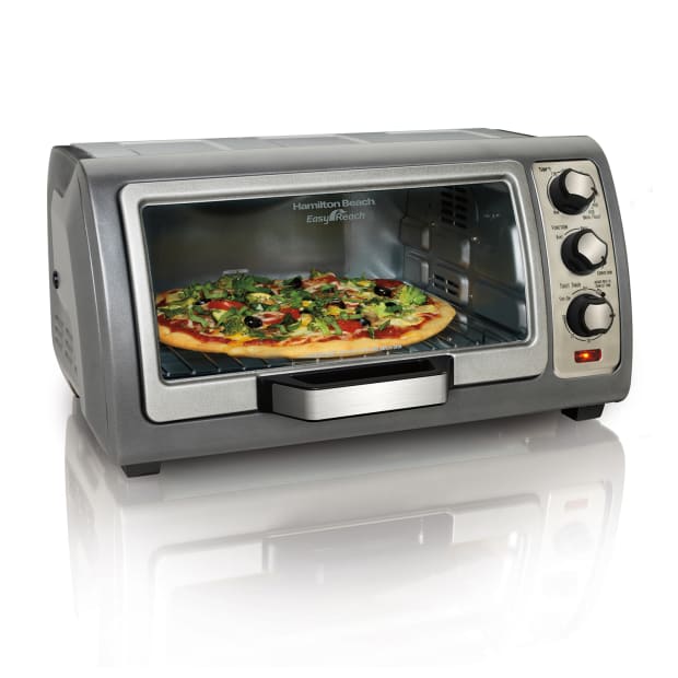 Hamilton Beach® Easy Reach® Toaster Oven with Roll-Top Door #1