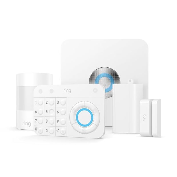 Ring Alarm Wireless 5-Piece Security Kit - White #1