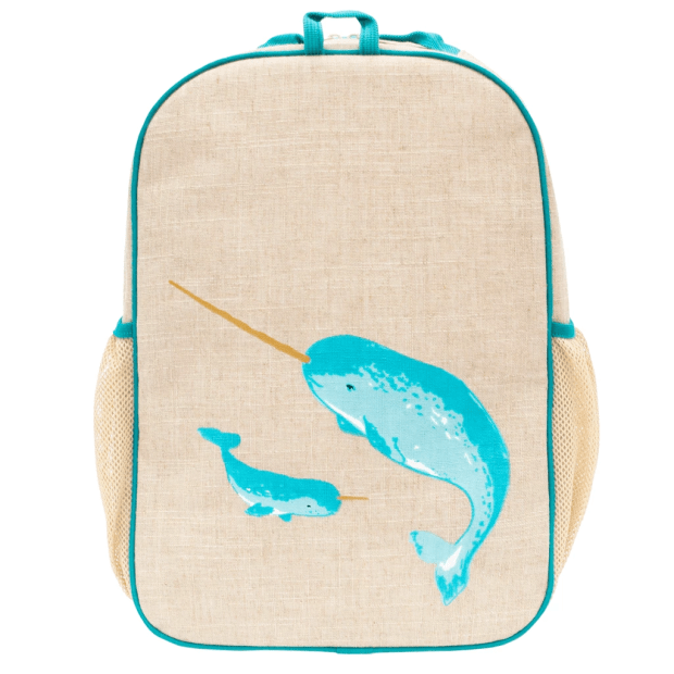 SoYoung® Teal Narwhal Grade School Backpack #1