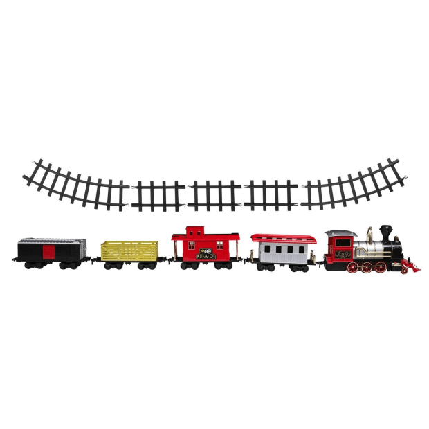 FAO Schwarz 75-Piece Motorized Train Set with Sound #1