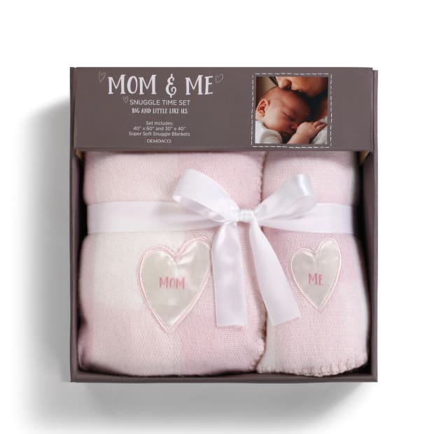 Snuggle Time Mom & Me Blanket Set - Pink #1