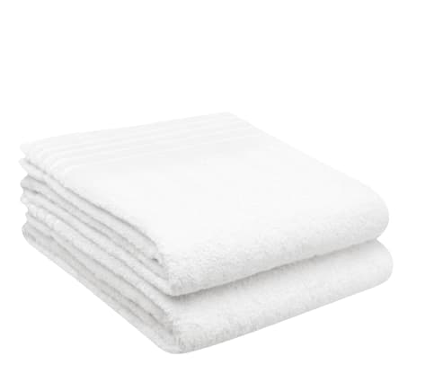 LuxeportSPA 2-Piece Bamboo Bath Sheet Set - White