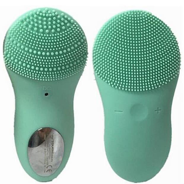 TOUCHBeauty Sonic Silicone Facial Cleanser - Mint Green